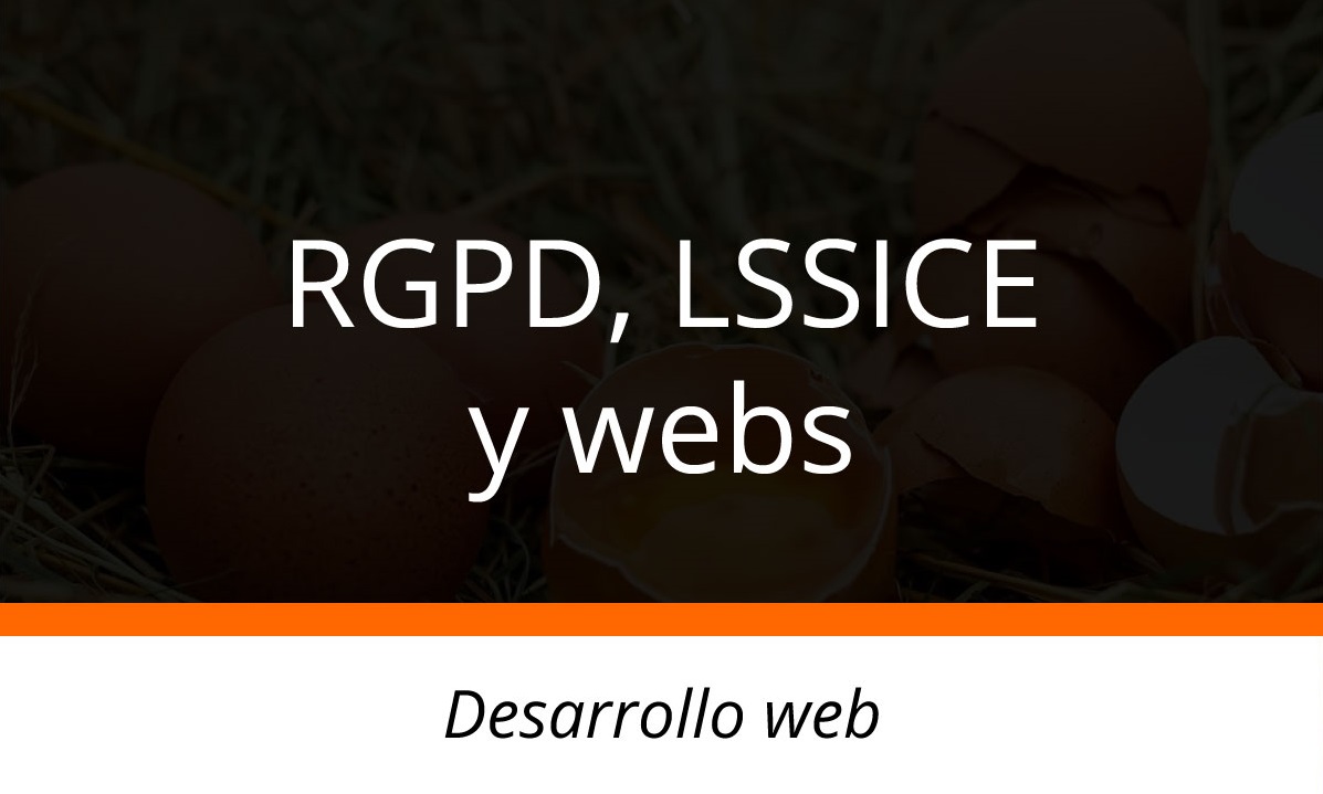 Adapta tu web a la RGPD y la LSSICE
